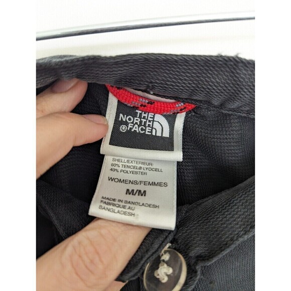 The North Face Pants Womens 8 Gray Tencel Cropped Straight Leg Outdoor Gorpcore - Picture 7 of 10